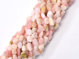 Pink Opal Beads, Approx 6x8mm Nugget Beads-BeadXpert