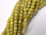 Lemon Jade, 4mm Round Beads