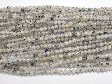 White Moonstone Beads, 4mm (4.5mm) Round-BeadXpert