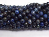 Dumortierite, 6mm Round Beads-BeadXpert