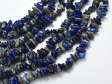 Lapis Lazuli Beads, 5-9mm Chips-BeadXpert