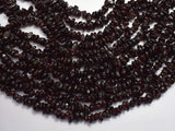 Red Garnet, 4mm - 10mm Pebble Chips Beads-BeadXpert