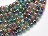 Mystic Coated Rainbow Agate, 8mm Faceted Round-BeadXpert