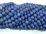 Matte Natural Lapis Lazuli Beads , 6mm Round Beads-BeadXpert