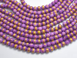 Mashan Jade - Purple, 6mm (6.5mm) Round-BeadXpert