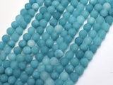 Matte Jade - Blue, 6mm Round-BeadXpert