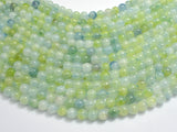 Jade - Light Green & Blue 6mm Round-BeadXpert