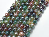 Mystic Coated Rainbow Agate, 8mm Faceted Round-BeadXpert