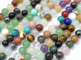 Mixed Stone, 6mm Round Beads-BeadXpert