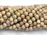 Fossil Jasper Beads, 6mm, Round Beads-BeadXpert