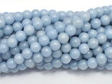 Angelite, 6mm (6.7mm) Round Beads-BeadXpert