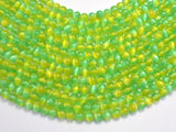 Selenite - Green & Yellow, 6mm (6.5mm)-BeadXpert