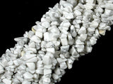 Howlite, 4mm - 9mm Chips Beads-BeadXpert