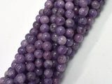 Lepidolite Beads, 6mm Round Beads-BeadXpert