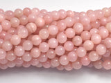 Jade - Rose Pink, 6mm (6.5mm) Round-BeadXpert
