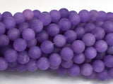 Matte Jade - Purple, 8mm Round-BeadXpert