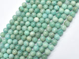 Russian Amazonite Beads, 6mm (6.8mm) Round-BeadXpert