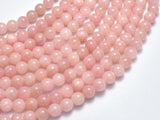 Jade - Rose Pink, 6mm (6.5mm) Round-BeadXpert
