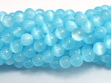 Selenite - Blue, 8mm (8.5mm) Round-BeadXpert