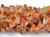 Carnelian Beads, 4-9mm Chips Beads, 34 Inch-Beadxpert