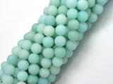 Matte Amazonite Beads, 8mm Round Beads
