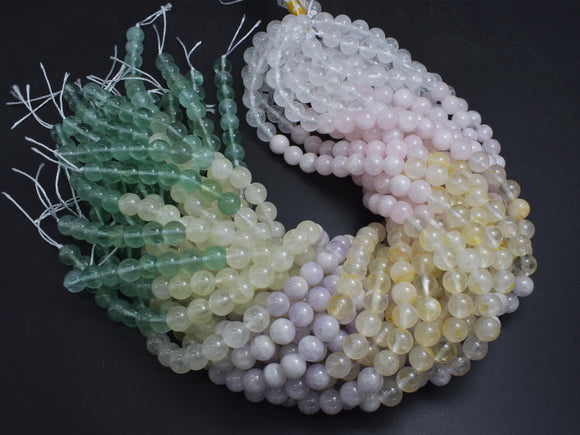 Mixed Quartz 8mm Round-BeadXpert