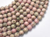 Peruvian Rhodonite, 8mm (8.8mm) Round-BeadXpert
