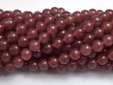 Strawberry Quartz Beads, Lepidocrocite, 8mm Round