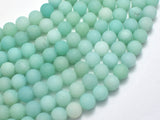 Matte Amazonite Beads, 8mm Round Beads