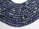 Blue Spot Jasper Beads, Round, 8mm-BeadXpert