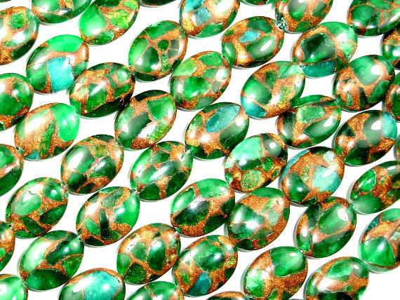 Mosaic Stone Beads, Oval Beads-Beadxpert