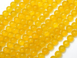 Jade Beads-Yellow, 6mm (6.3mm) Round Beads-Gems: Round & Faceted-BeadXpert