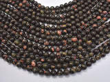 Plum Blossom Jade Beads, 8mm (8.7mm) Round-Gems: Round & Faceted-BeadXpert