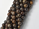 Bronzite Beads, 8mm Round Beads-Gems: Round & Faceted-BeadXpert