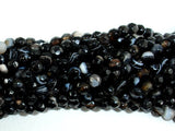 Agate Beads, Faceted Round, 4mm, 15 Inch-Gems: Round & Faceted-BeadXpert