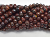 Red Tiger Iron Beads, 6mm Round Beads-BeadXpert