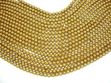 Hematite Beads-Gold, 6mm Round Beads-Gems: Round & Faceted-BeadXpert