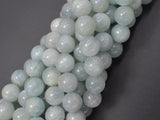 Genuine Aquamarine Beads, Round, 10mm-Gems: Round & Faceted-BeadXpert
