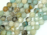 Amazonite Beads, 10mm Star Cut Faceted Round Beads-Agate: Round & Faceted-BeadXpert
