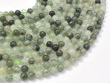 Green Rutilated Quartz Beads, 6mm Round Beads-Gems: Round & Faceted-BeadXpert