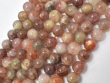 Sunstone Beads, 8mm (8.5mm) Round-Gems: Round & Faceted-BeadXpert