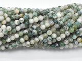 Tree Agate Beads, 4mm Round Beads-BeadXpert