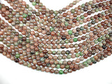 Red Green Garnet, 8mm Round Beads-BeadXpert