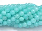 Jade Beads-Amazonite, 8mm-Gems: Round & Faceted-BeadXpert