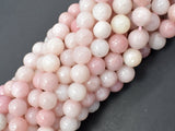 Pink Opal, 8mm(8.3mm) Round Beads, 15.5 Inch-Gems: Round & Faceted-BeadXpert