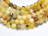 Yellow Opal 4mm Micro Faceted Round-BeadXpert