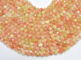 Jade - Multi Color, 8mm Faceted Star Cut Round, 15 Inch-BeadXpert