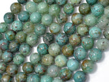 Chrysocolla-Natural , 8mm Round Beads-Gems: Round & Faceted-BeadXpert