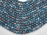 Rain Flower Stone, Gray, 8mm Round Beads-Gems: Round & Faceted-BeadXpert
