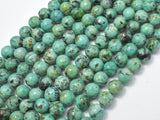 African Turquoise Beads, 8mm Round-Gems: Round & Faceted-BeadXpert